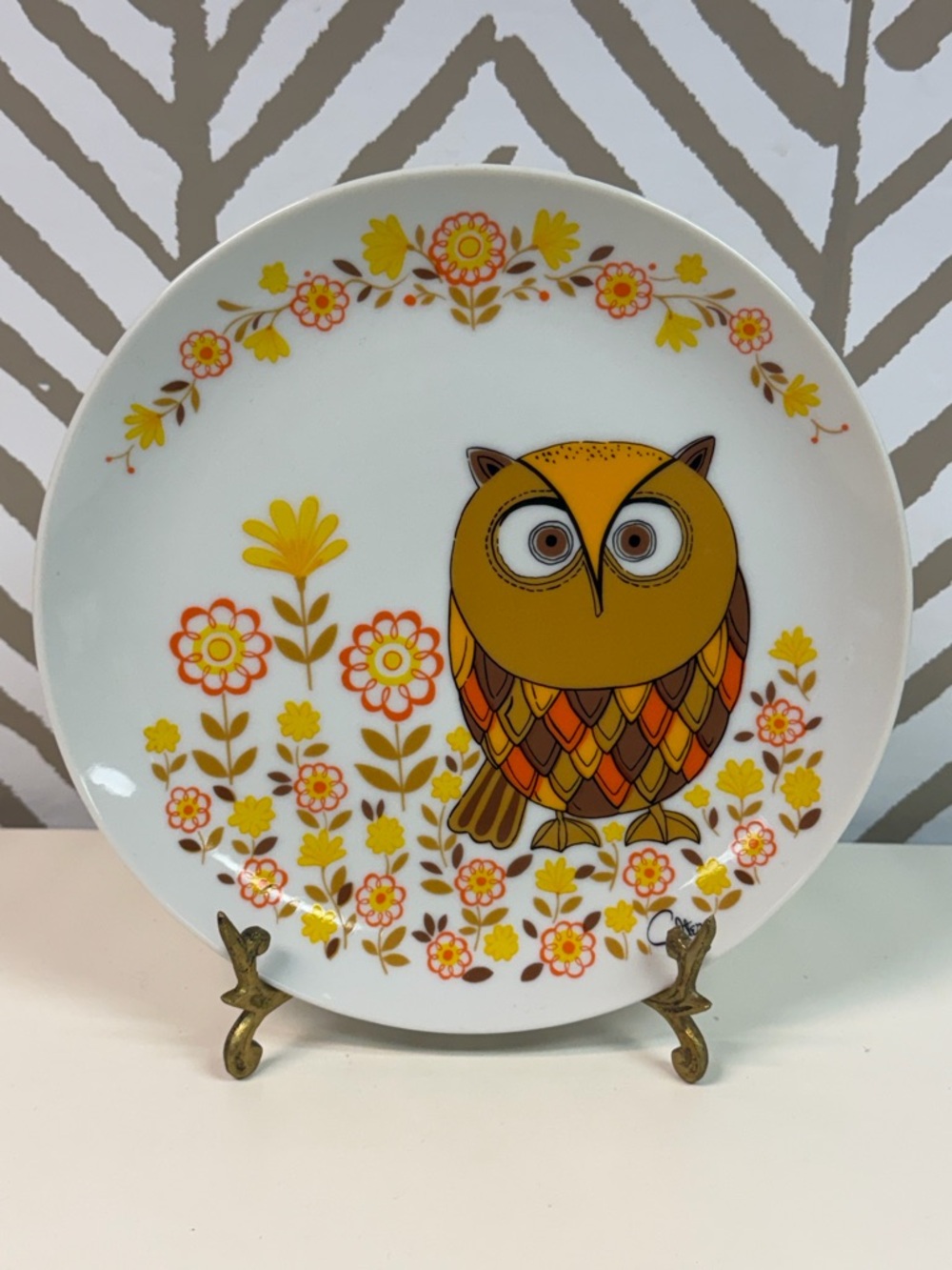 Vintage 1970’s Saltera Jungle Safari Animal Cake Plates Set of 4 Japan - Picture 4 of 12